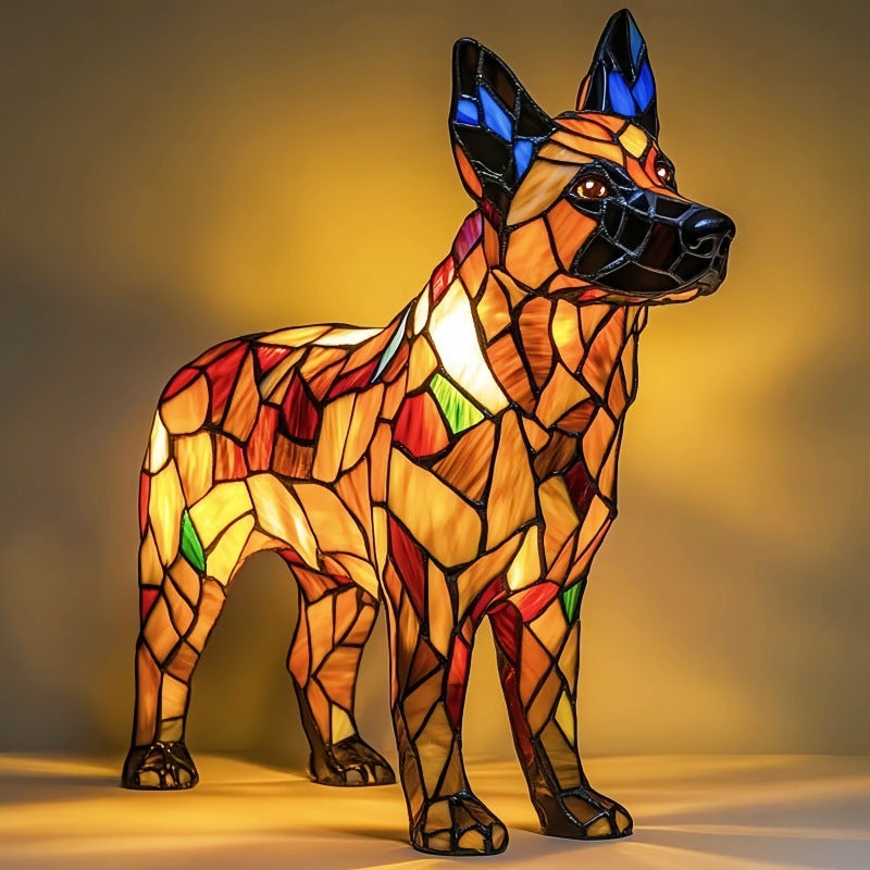 Bandit | Colorful Dog Lamp