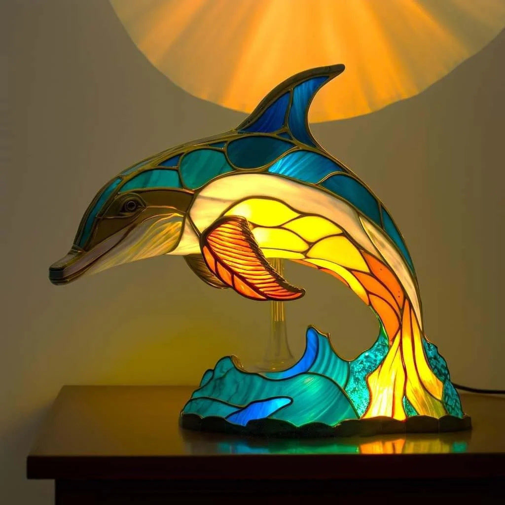 Flip | Colorful dolphin lamp