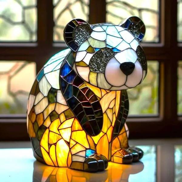 Chewy | Colorful Panda Lamp