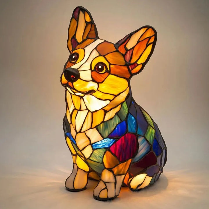 Ace - Corgi Glittering Lamp